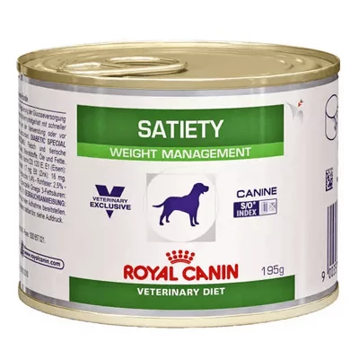 Ração Royal Canin Lata Canine Veterinary Diet Satiety Support Wet para Cães Adultos Obesos