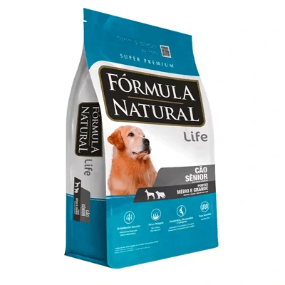 Ração Fórmula Natural para Cães Sênior de Raças Médias e Grandes 15kg
