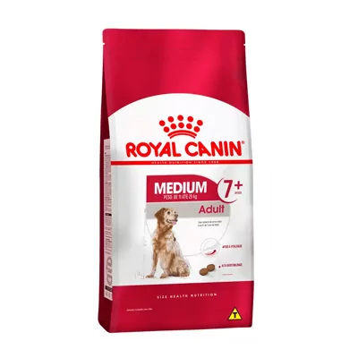 Ração Royal Canin Medium 7+ Cães Adultos