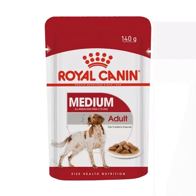 Ração Úmida Royal Canin Sachê para Cães Medium Adulto 140g