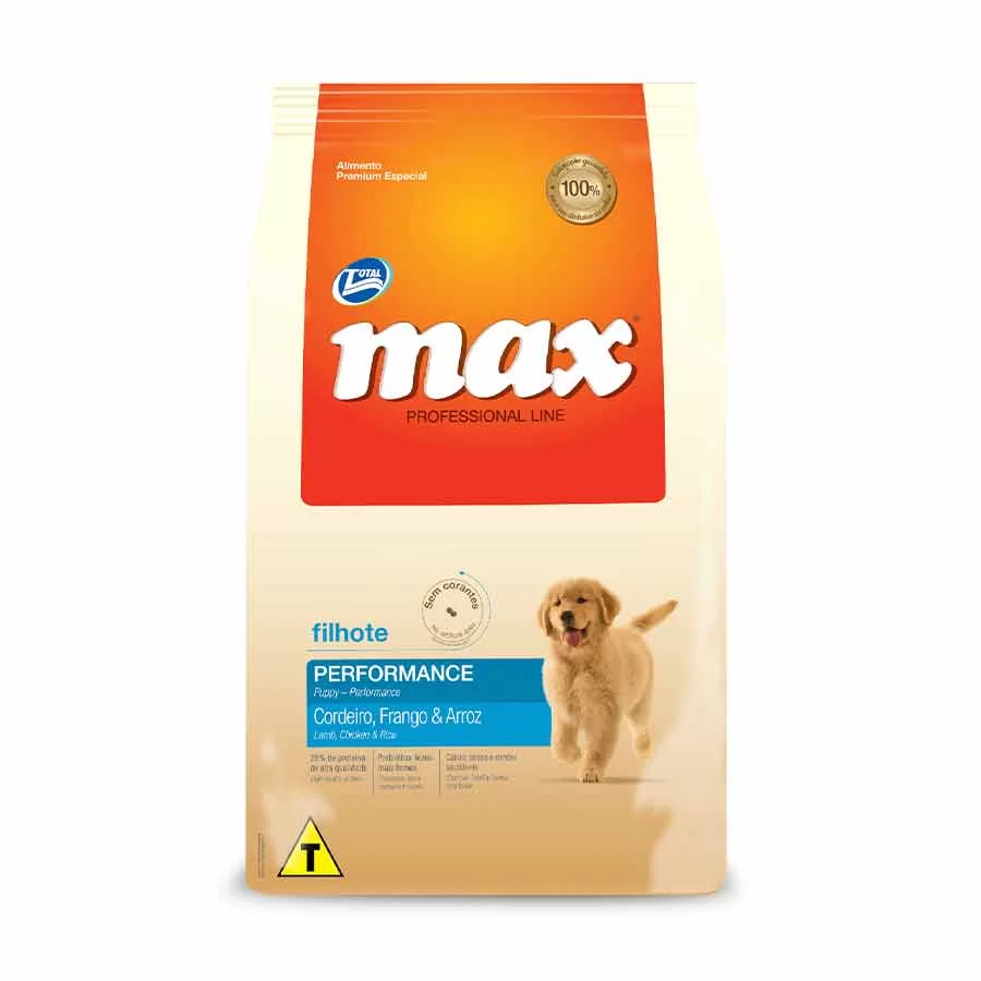 Ração Max Professional Line para Cães filhotes Sabor Frango