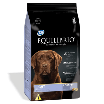 Ração Equilíbrio Light para Cães Adultos - 12kg