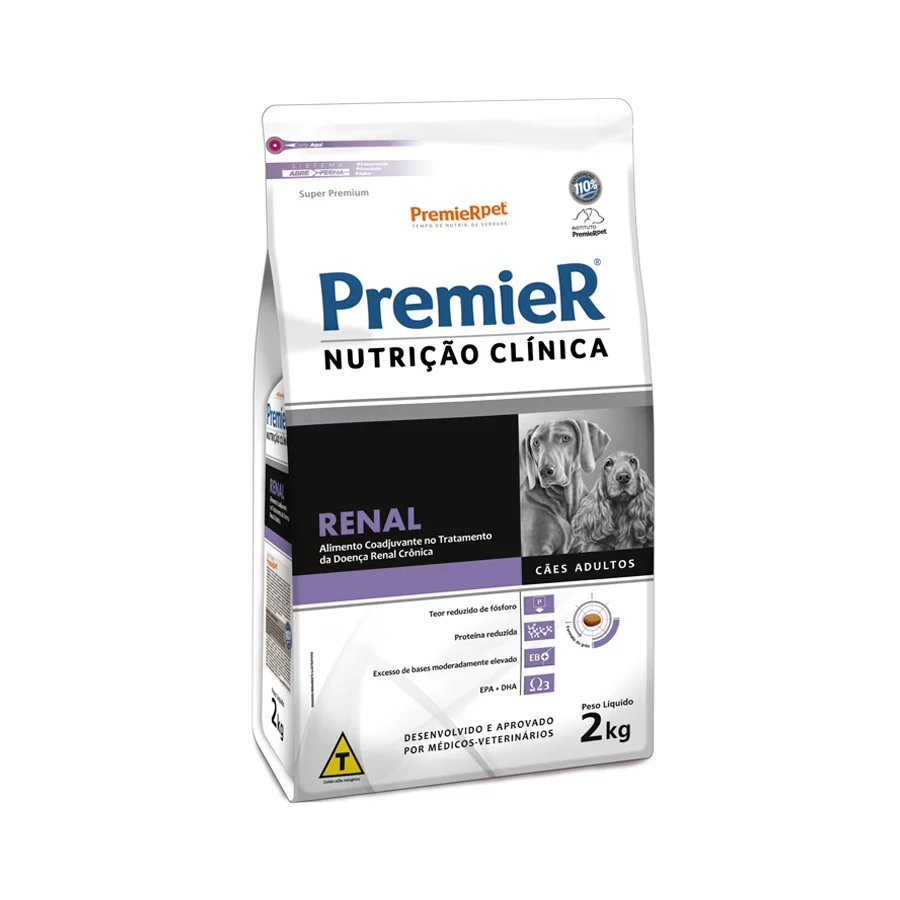 Premier Renal Ração Nutrição Clínica para Cães Adultos