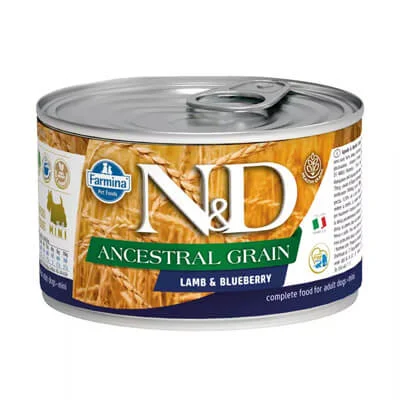 Ração Úmida N&D Ancestral para Cães Adultos Sabor Cordeiro 140g