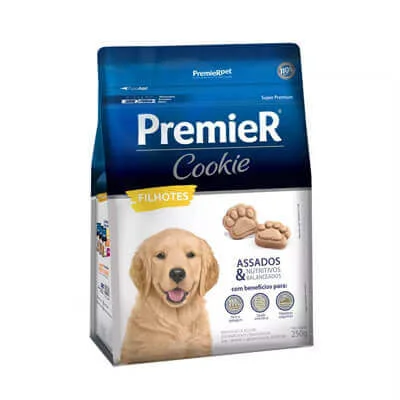 Biscoito Premier Cookie para Cães Filhotes 250g