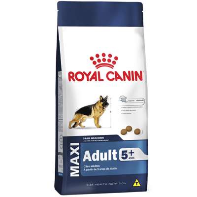 Ração Royal Canin Maxi 5+ Cães Adultos - 15kg