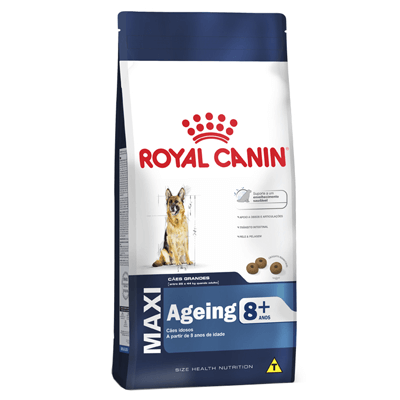 Ração Royal Canin Maxi 8+ Cães Adultos - 15kg