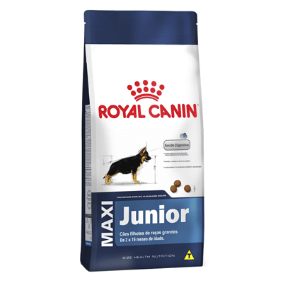 Ração Royal Canin 15kg Maxi Junior Cães Filhotes de Raças Grandes