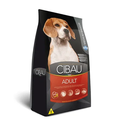 Ração Cibau Medium Breeds para Cães Adultos de Raças Médias - 15kg