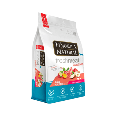 Ração Fórmula Natural Freshmeat Sensitive para Cães Adultos de Médio e Grande Porte 12kg