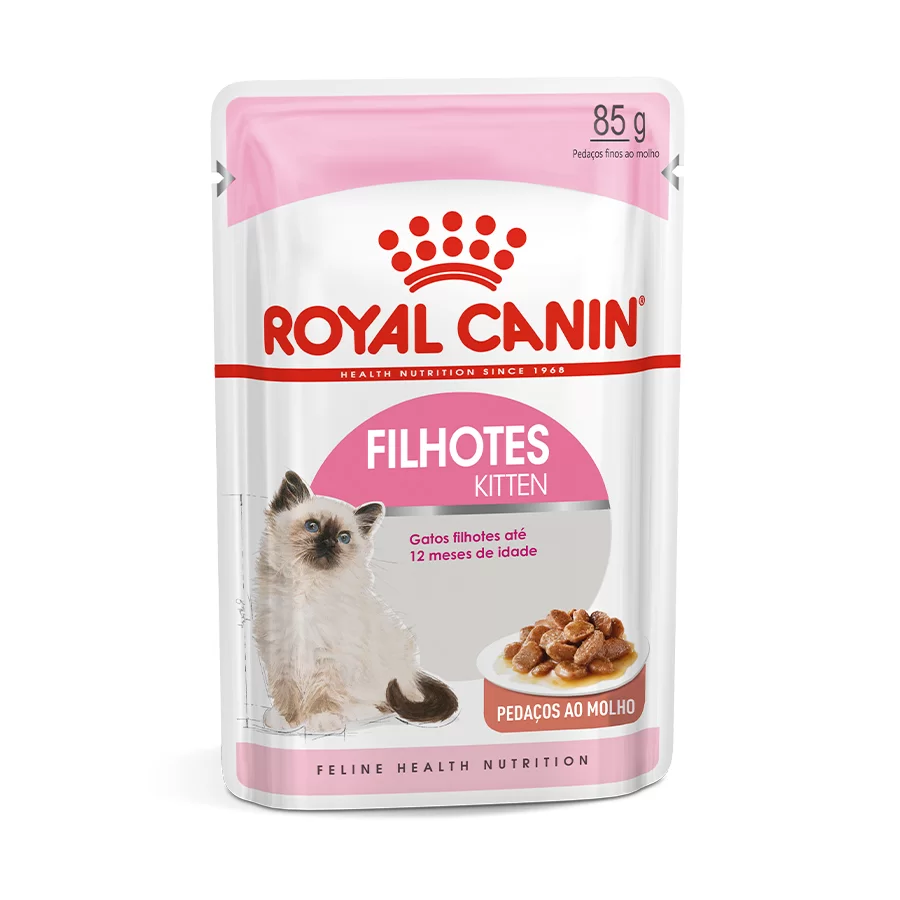 Ração Úmidas Royal Canin Filhotes Kitten para Gatos Filhotes com até 12 meses 85g