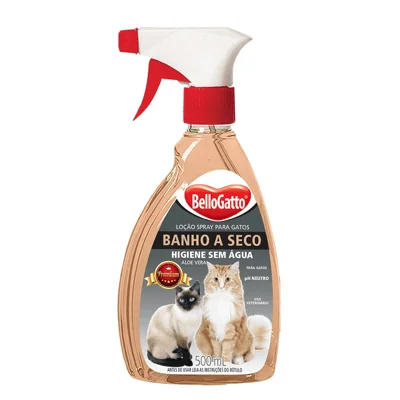 Banho A Seco Bellogatto para Gatos - 500ml