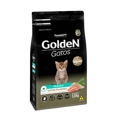 Ração Golden Gatos Filhotes Sabor Frango