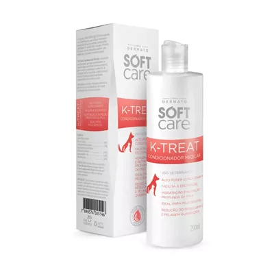 Condicionador Micelar Soft Care K-Treat para Cães e Gatos 280ml

