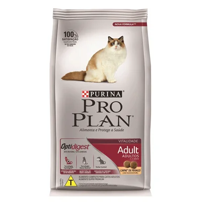 Ração Nestlé Purina ProPlan para Gatos Adultos Sabor Frango e Arroz