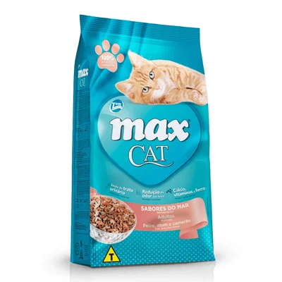 Ração Max Cat Sabores do Mar para Gatos