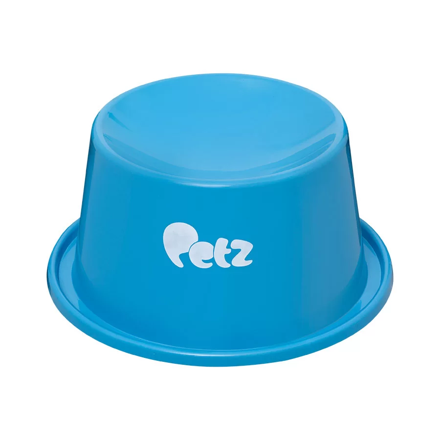 Comedouro Petz Antiformiga Alto Azul para Gatos