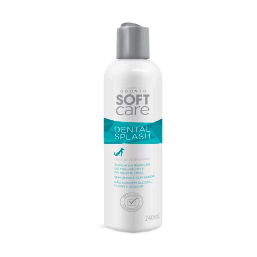 Solução Oral Soft Care Dental Splash para Cães e Gatos 240ml